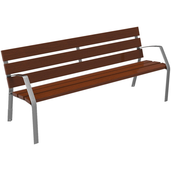 PANCHINA CON BRACCIOLI DIM CM 180 X 65 X 79 (H)