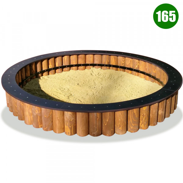 SABBIERA WOODEN CIRCOLARE DIM CM. 165 X 165 X 45 (H)