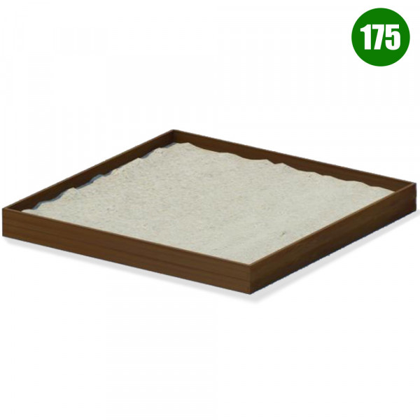 SABBIERA WOODEN BOX QUADRATO DIM CM. 175 X 175 X 25 (H)