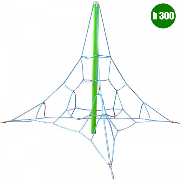 PIRAMIDE ARRAMPICATA A RETE DIM CM. 398 X 398 X 300 (H)