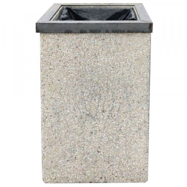 CESTINO QUADRATO CON ANELLO REGGISACCO CM 41 X 41 X 76 (H)