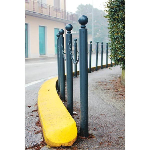 Set 4 Paletti Di Delimitazione DMS - Con Base Riempibile E Catene, Per Parcheggi E Aree - Foto 11