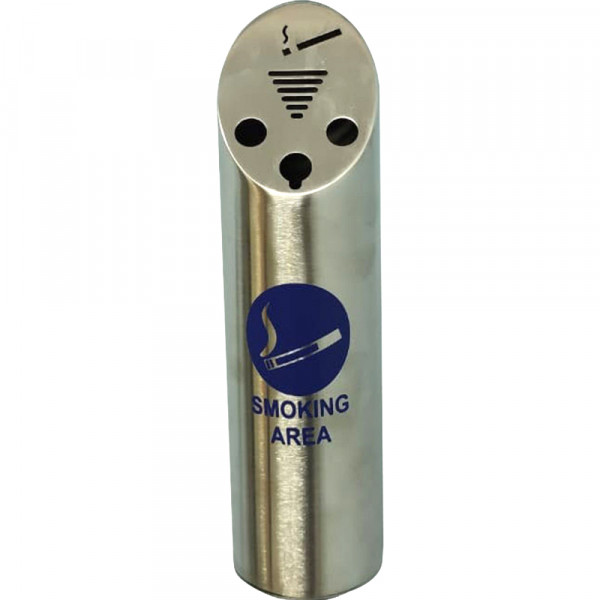 POSACENERE CILINDR ACCIAIO INOX CM 10 X 10 X 35 (H)