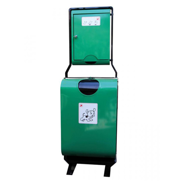 PATTUMIERA CON DISPENSER DP DIM CM 48 X 48 X 150 (H)