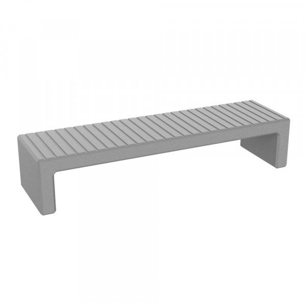 PANCHINA ZEUS IN POLIETILENE SENZA BRACCIOLI CM 220 X 60 X 45 (H)