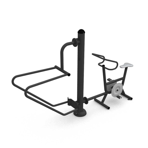 FITNESS CYCLETTE + PARALLELE WIM DIM CM 300 X 60 X 196 (H)