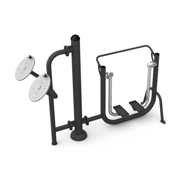 FITNESS DOUBLE PUSH HANDS + AIR WALKER WIM  DIM CM 252 X 114 X 196 (H)