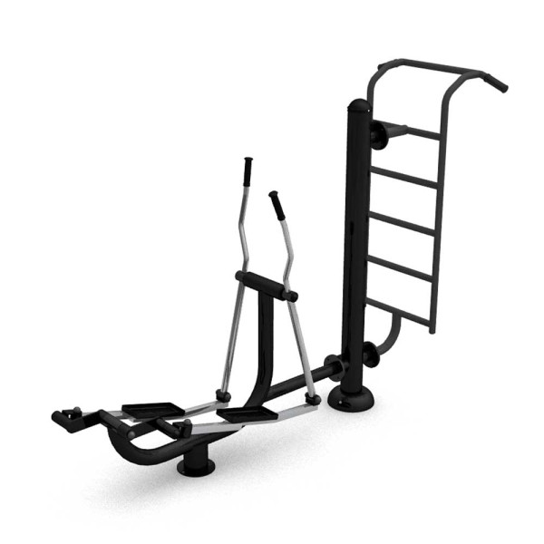 FITNESS ELLITTICA + BACK EXTENSION WIM  DIM CM 280 X 106 X 260 (H)