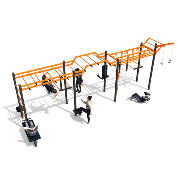 FITNESS URBAN STAZIONE MULTIATTIVITA' PRO DIM CM 844 X 405 X 350 (H)