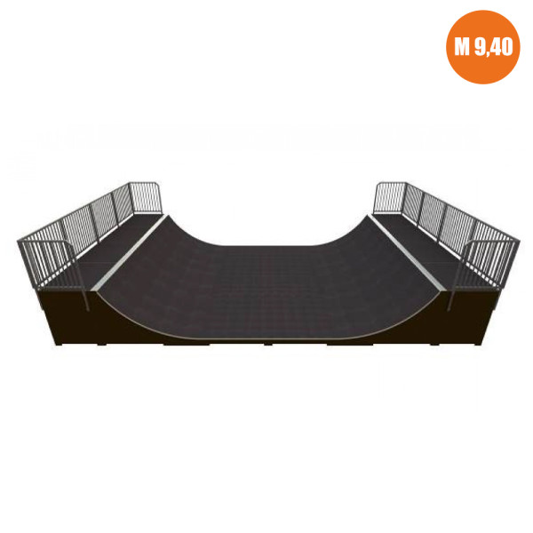 MINI RAMPA SKATEBOARD 150  DIM M 3,60 X 9,40 X 1,50 (H)