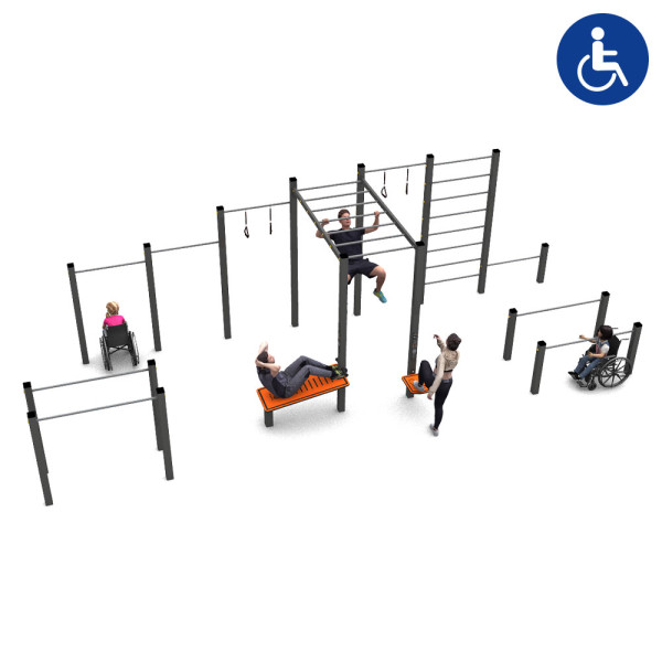 FITNESS URBAN CENTRO ATTIVITA INCLUSIVO DIM CM 850 X 280 X 250 (H)