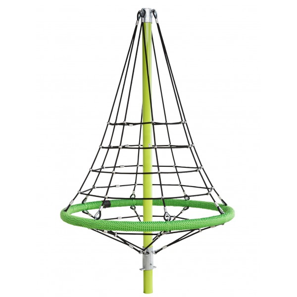 ARRAMPICATA PIRAMIDE A BASE CIRCOLARE DIM CM. 187 X 187 X 264 (H)