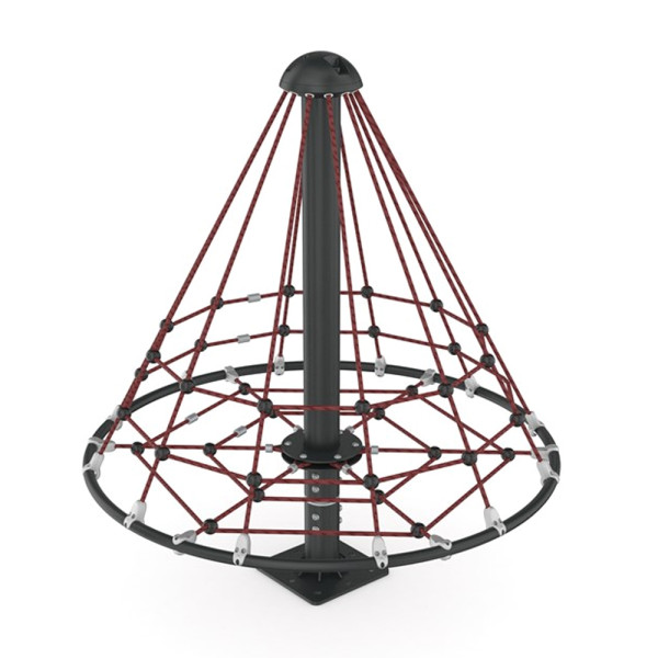 ARRAMPICATA PIRAMIDE ROTANTE A BASE CIRCOLARE DIM CM 185 X 185 X 205 (H)