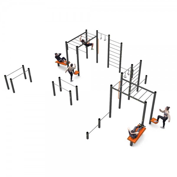 FITNESS URBAN CENTRO ATTIVITA' DOUBLE DIM CM 1012 X 656 X 230 (H)