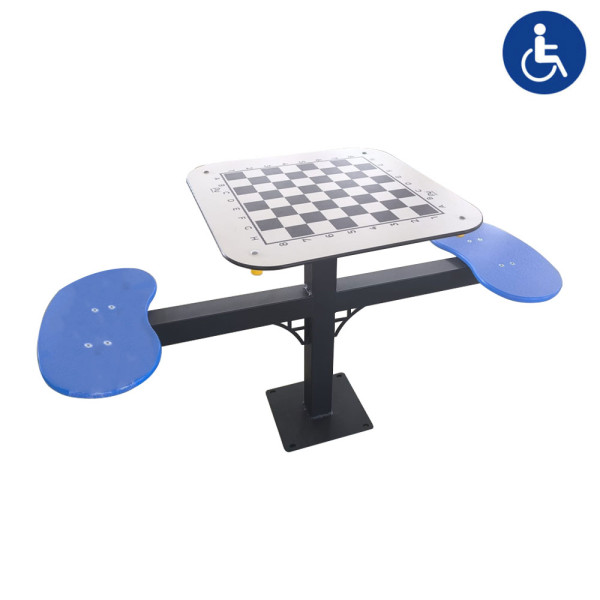 TAVOLO DAMA INCLUSIVO CON SEDUTE CM 135 X 60 X 75 (H)