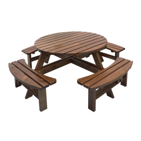 PANCA PICNIC TONDA CM 180 X 180 X 73 (H)