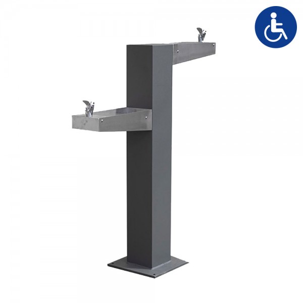 FONTANA DOPPIA INCLUSIVA C DIM CM 70 X 20 X 120 (H)