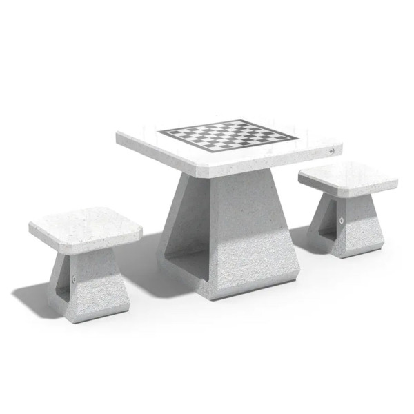 SET TAVOLO SCACCHI CON 2 SEDUTE