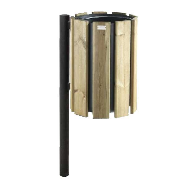 CESTINO LIDO IN LEGNO DI PINO DIM Ø CM 35 X 120 (H) 45 LITRI