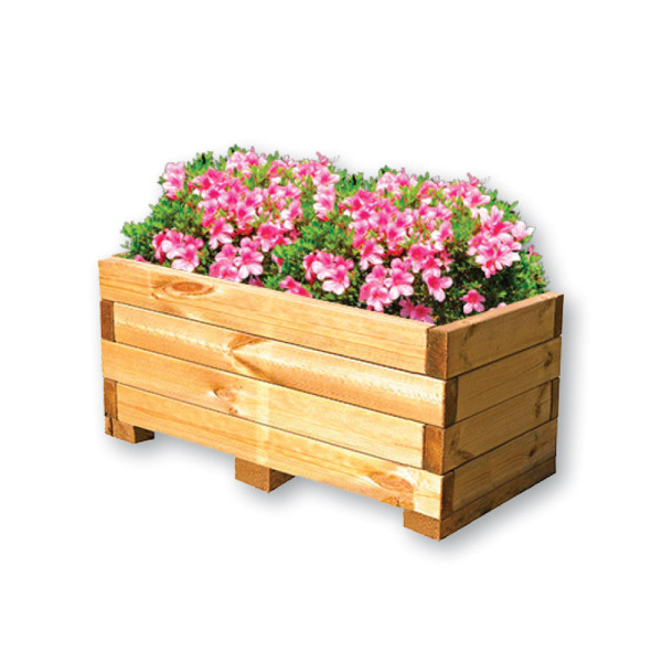 FIORIERA 100 RETTANGOLARE IN LEGNO CM 100 X 50 X 50 (H)