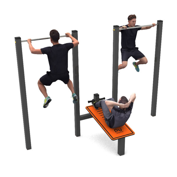 FITNESS URBAN PANCA E TRAZIONI DIM CM 320 X 120 X 230 (H)