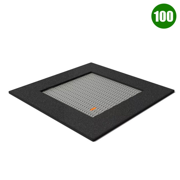 TAPPETO ELASTICO BG INTERRATO RETE QUADRATA 100 CM 160 X 160