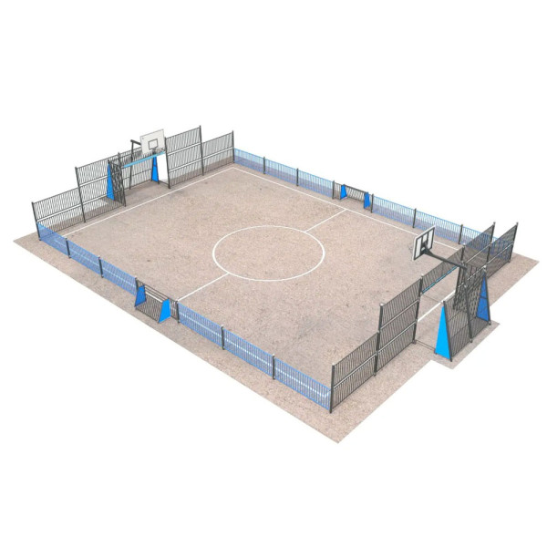 ARENA MULTISPORT B RECINZIONE BASSA MT 20,76 x 14,20 X 3,84 (H)