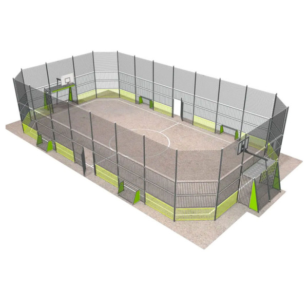 ARENA MULTISPORT B ALL STAR RECINZIONE ALTA MT 24,30 x 12,72 X 5,14 (H)