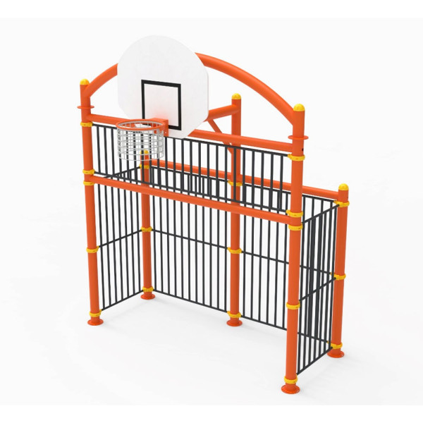 PORTA MT DA CALCIO E BASKET CON PALI DA INTERRARE CM 300 X 186 X 320 (H)