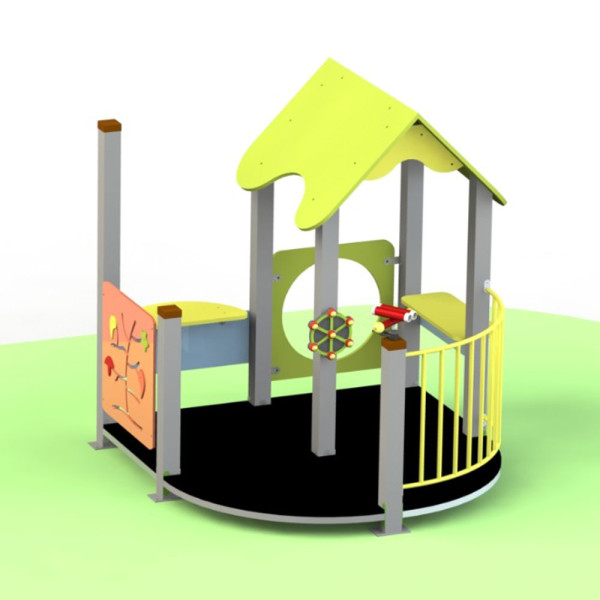 CASETTA MULTIGIOCO IN METALLO CM 160 X 150 X 170 (H)