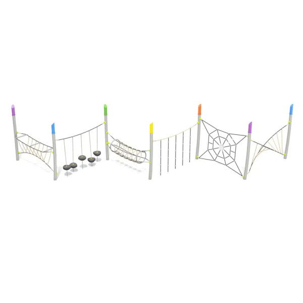PERCORSO ARRAMPICATE 5 PANNELLI CM 1329 X 237 X 285 (H)