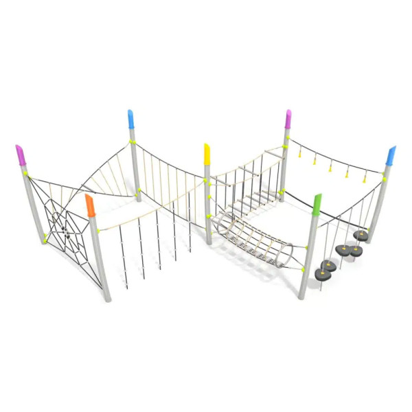 PERCORSO ARRAMPICATE DOPPIO BOX 8 PANNELLI CM 892 X 455 X 285 (H)