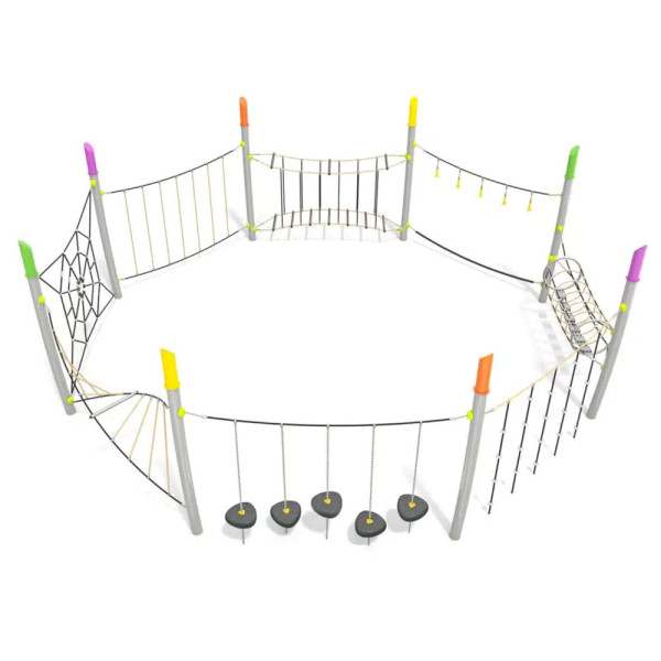 PERCORSO ARRAMPICATE OCTAGON 8 PANNELLI CM 790 X 764 X 285 (H)
