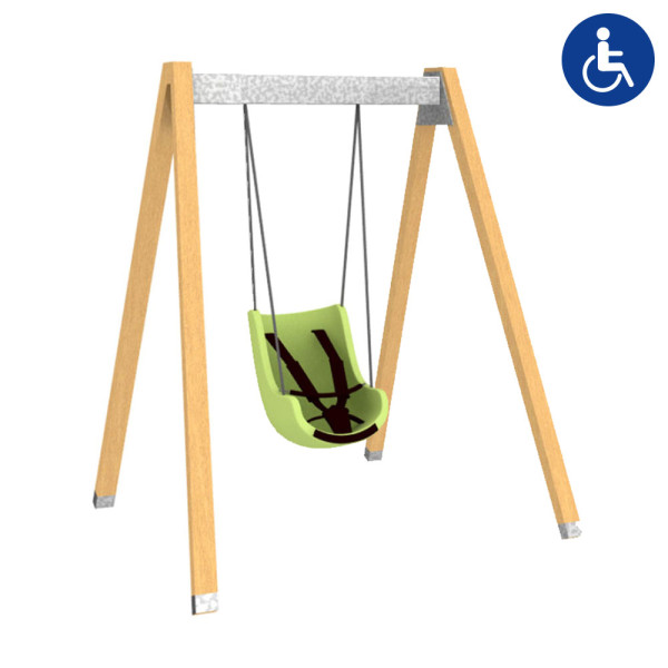 ALTALENA CON SEDUTA A SEDIOLONE MT 1,80 X 2,30 X 2,30 (H)