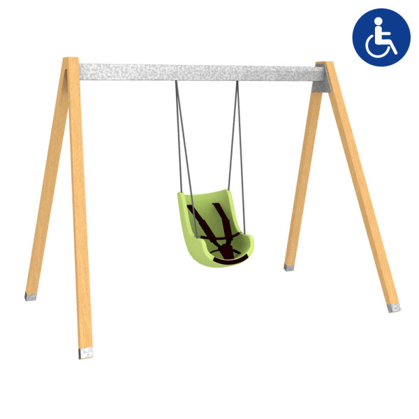 ALTALENA CON SEDUTA A SEDIOLONE MT 1,80 X 3,15 X 2,30 (H)