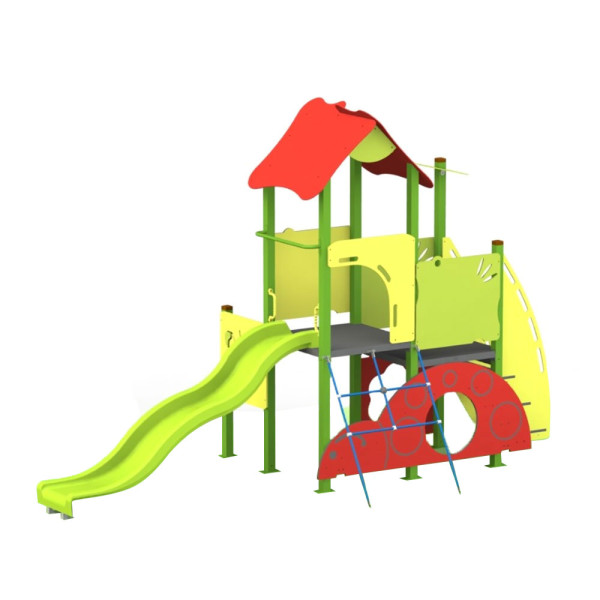 CASTELLO IN METALLO COCCINELLA DIM CM 390 X 192 X 266 (H)