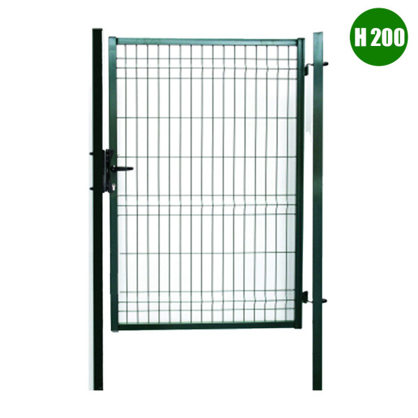 CANCELLO CON SERRATURA MANUALE E BASE DIM 100X200 (h)