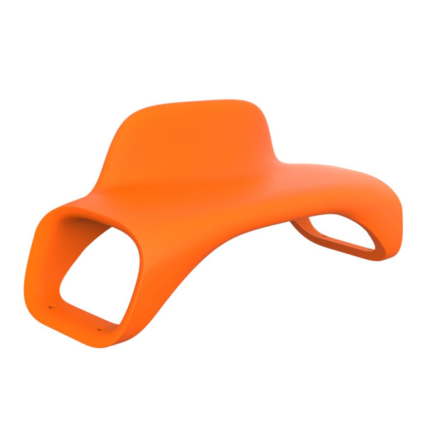 PANCHINA NUVOLA IN POLIETILENE CON SCHIENALE CM 195 X 65 X 81 (H)