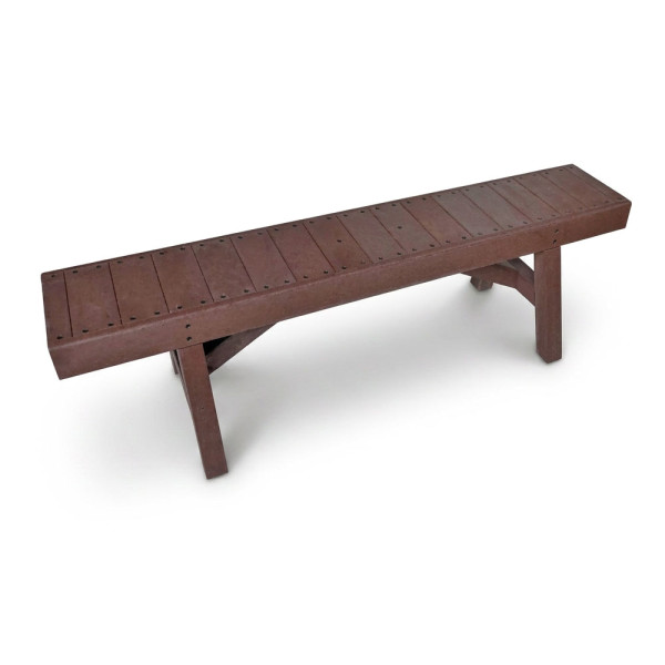 PANCA IN PLASTICA RICICLATA SENZA SCHIENALE CM 33 X 200 X 51,5 (H)