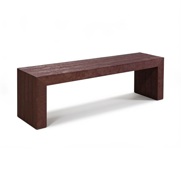 PANCA CUBE IN PLASTICA RICICLATA SENZA SCHIENALE CM 36 X 150 X 46 (H)