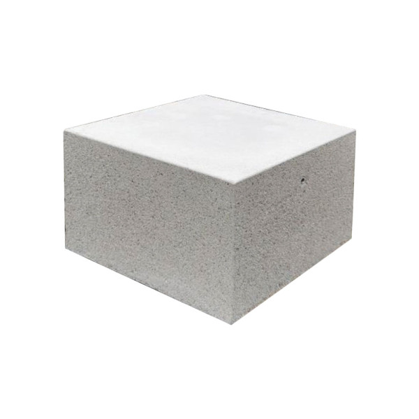 PANCA MONOBLOCCO IN CEMENTO ARMATO VIBRATO CM 60 X 60 X 44 (H) COLORE SABBIATO GRIGIO