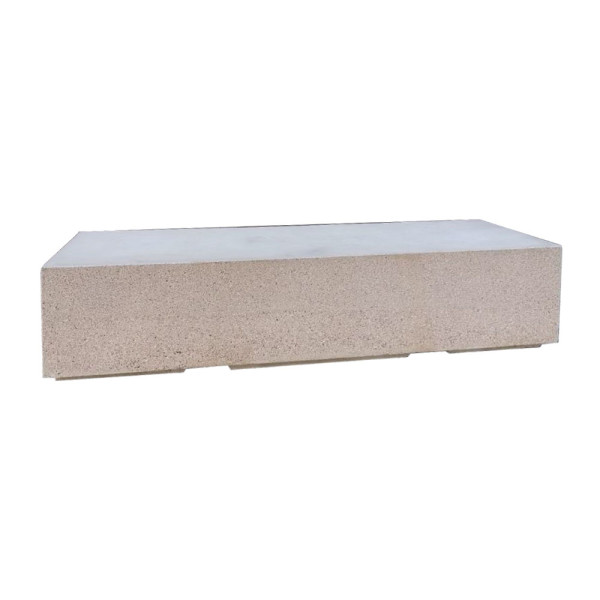PANCHINA MONOBLOCCO IN CEMENTO ARMATO VIBRATO CM 200 X 60 X 45 (H) COLORE SABBIATO GRIGIO