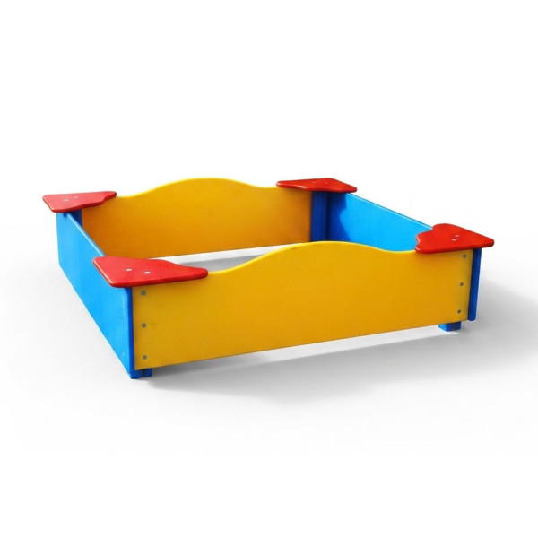 SABBIERA BABY ONDA IN POLIETILENE CON SEDUTE CM 161 X 157 X 43 (H)