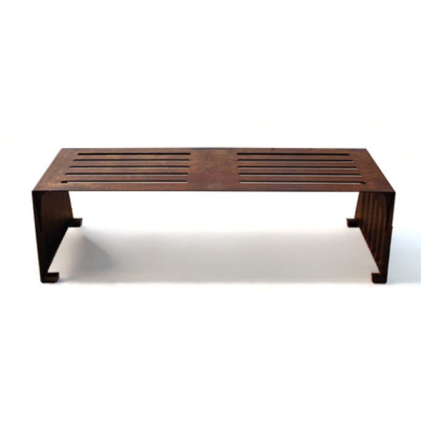 PANCA CORTEN GRID CM 150 X 50 X 43 (H)
