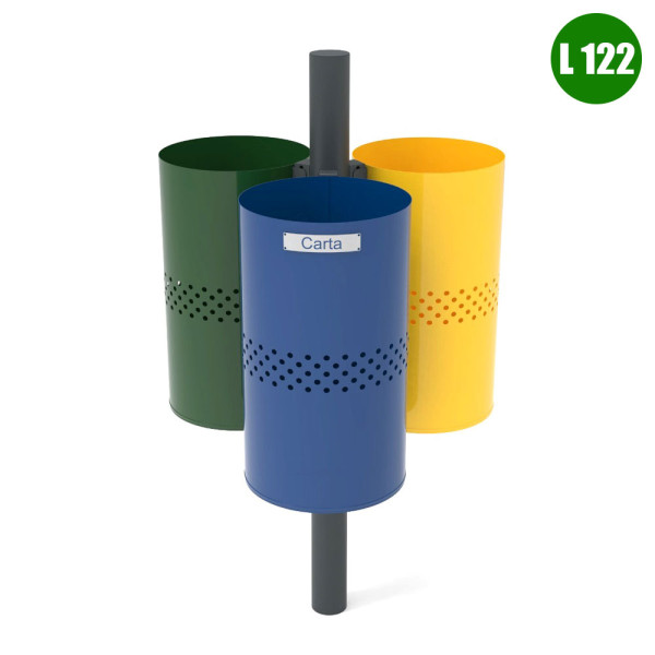 SET 3 CESTINI ECOLOGY SENZA TETTO CM 64,3 X 69,2 X 103 (H)
