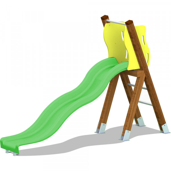 SCIVOLO ONDA WOODEN SLIDE DIM CM. 251 X 69 X 173 (H)