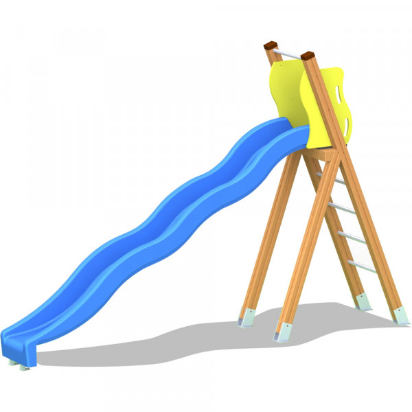 SCIVOLO ONDA WOODEN MAXISLIDE DIM CM. 331 X 69 X 228 (H)