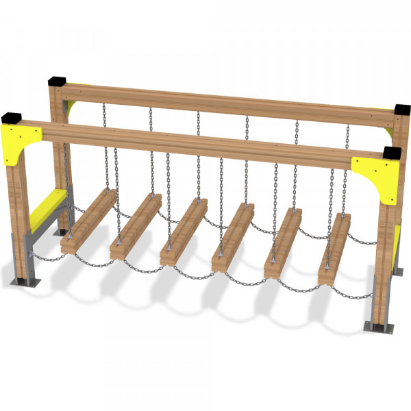 PONTE MOBILE IN LEGNO CM. 75 X 217 X 106 (H)