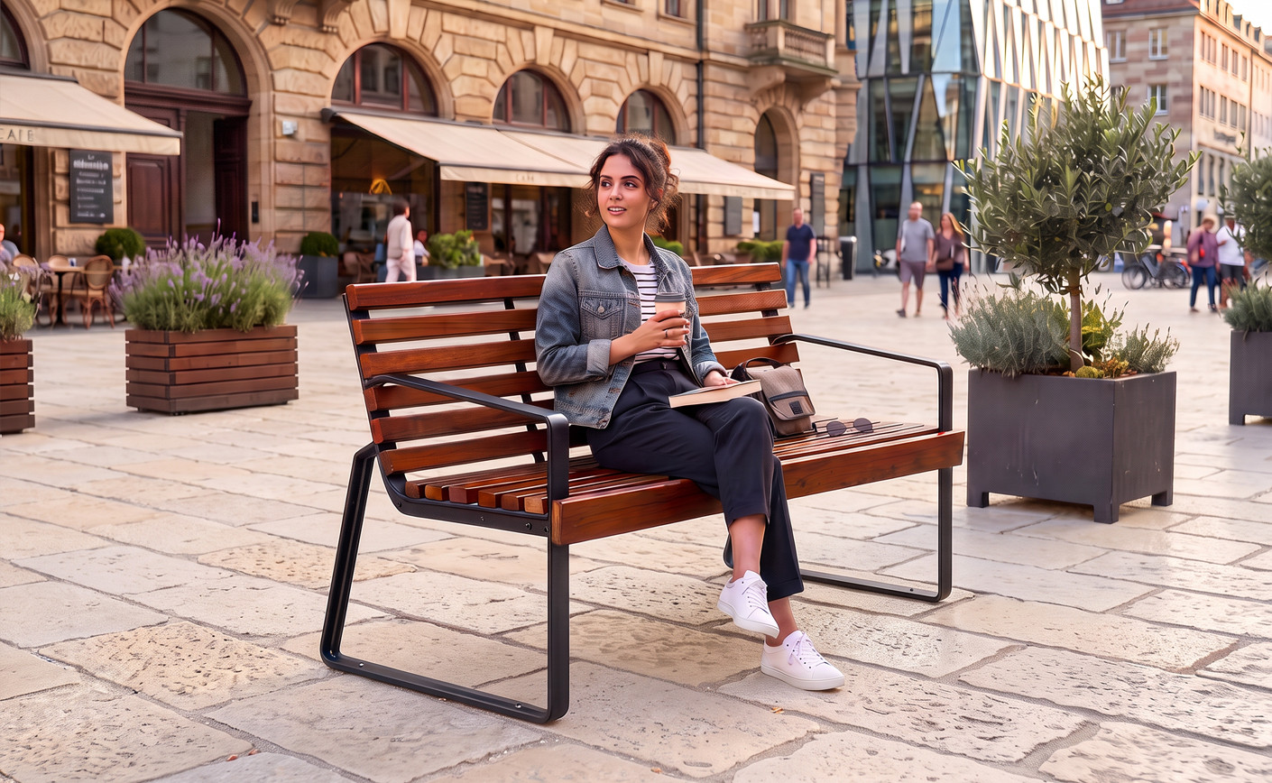 Panchine: come organizzare le sedute negli spazi pubblici