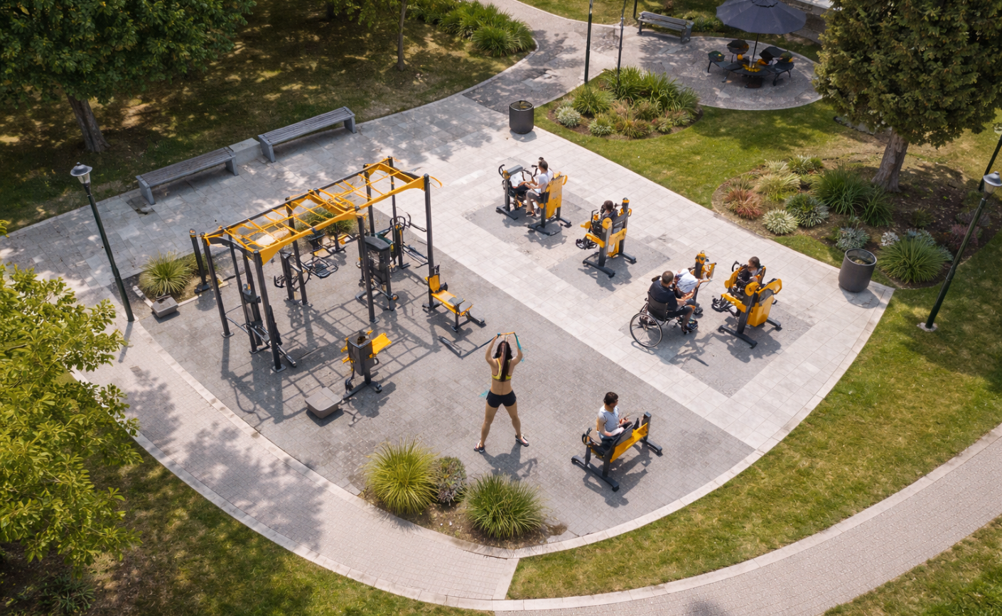Palestra a cielo aperto: come progettare spazi fitness pubblici funzionali e inclusivi